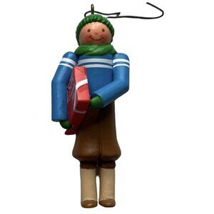 Hallmark Keepsake Handcrafted Ornament Son Boy 1989 Vintage Gift Sweater